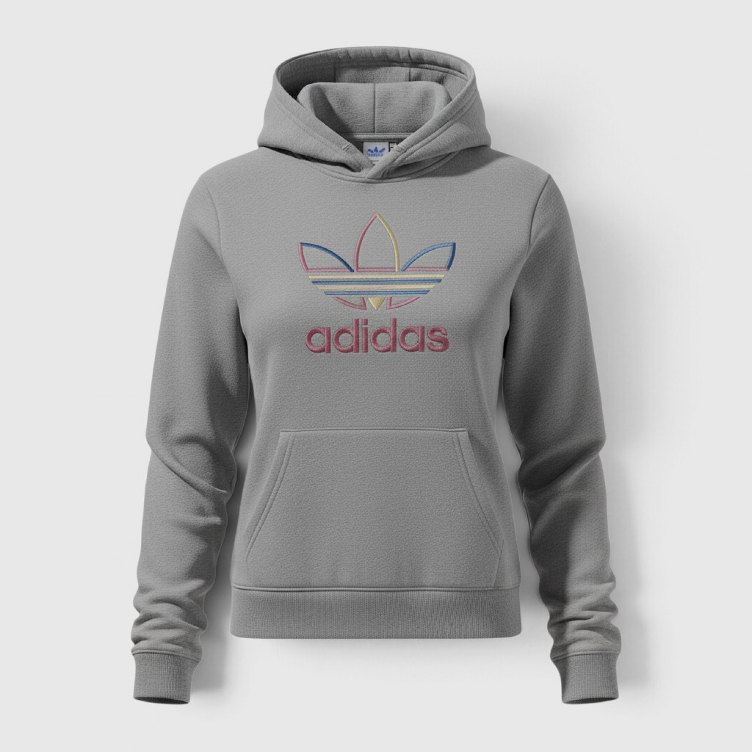 Adidas Originals Γυναικείο Φούτερ με Κουκούλα Γκρι / Pre Owned